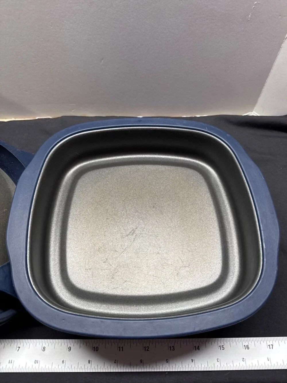 Tupperware MicroPro Series Square Grill Pan Ring Lid 9